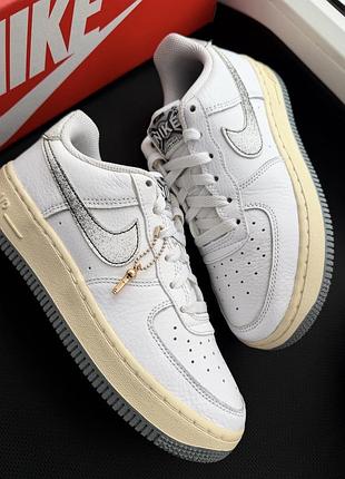 Брендовые кожаные кроссовки nike air force (оригинал)