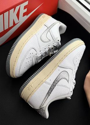 Брендовые кожаные кроссовки nike air force (оригинал) 4