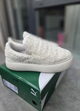 Сліпони жіночі puma білі 3