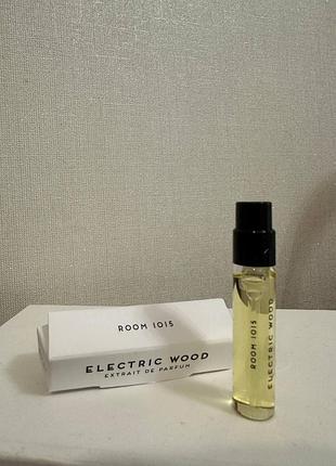 ❤️room 1015 electric wood extrait de parfum, пробник, оригинал