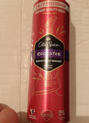 Дезодорант old spice rockstar дезодорант-спрей для тіла, аромат бергамоту