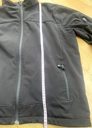Чоловіча куртка софтшелл a-code active wear (розмір l, чорний колір, фліс) softshell 4