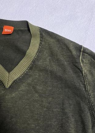 Джемпер чоловічий boss orange хакі 6