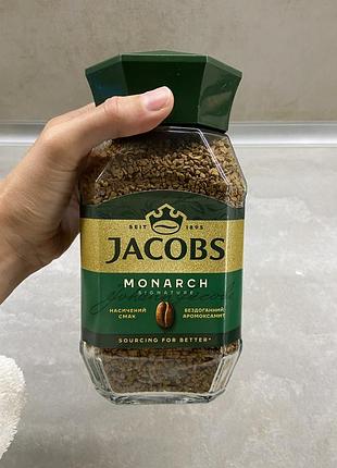 Кава розчинна jacobs monarch signature скляна банка 190 г