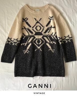 Вінтажний светр ganni