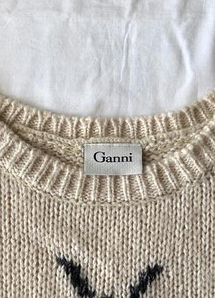 Вінтажний светр ganni 5