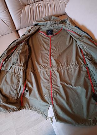 Ветровка мужская длинная pull &amp; bear pp m-l хаки 5