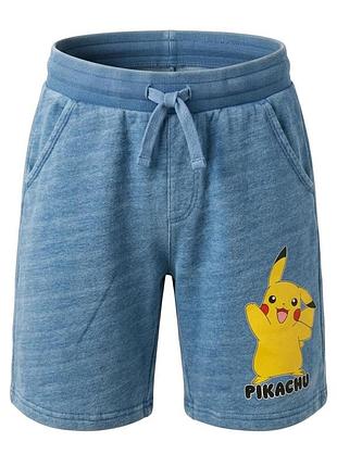 Спортивные шорты для мальчика pokemon 128см (8роков)