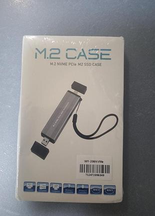 Корпус nvme m2 ssd usb3.0/type-c