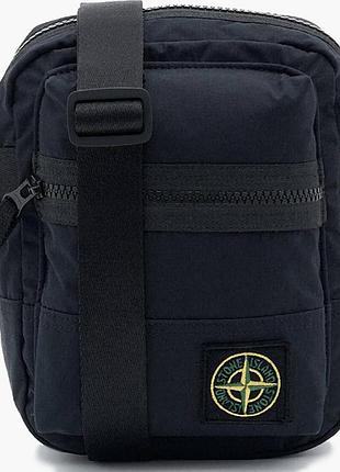 Сумка чоловіча stone island чорна