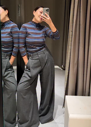 Брюки с содержанием шерсти zara