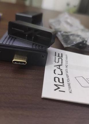 Корпус nvme m2 ssd usb3.0/type-c 6