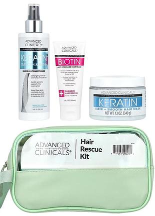 Набір для відновлення волосся advanced clinicals hair rescue kit