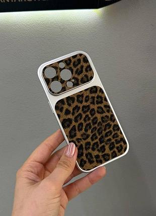 Чехол с блестящим леопардовым принтом для iphone 16 pro, чехол для iphone 16 pro с леопардовым принтом