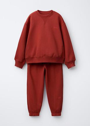 Спортивний костюм zara, світшот та джогери, 7-8 років (128 см)