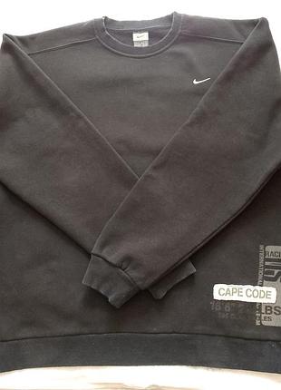 Вінтажний світшот nike vintage heavyweight з автентичним елементом cape code (оригінал). made in in indonesia. розмір: 48-50. стан ідеальний.