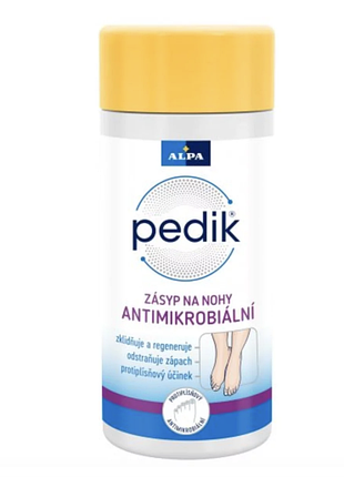 Присыпка для ног с антимикробной добавкой при избыточном потении, alpa pedik, 100 г, 1 шт