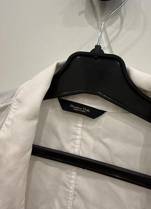 Сорочка жіноча massimo dutti біла 3