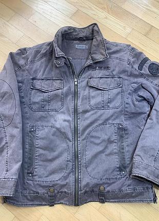 Чоловіча куртка savage (розмір 54 / xl-xxl, 100% бавовна, вінтаж / мілітарі)