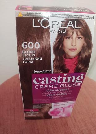 Крем краска loreal paris casting,грецкий орех 2