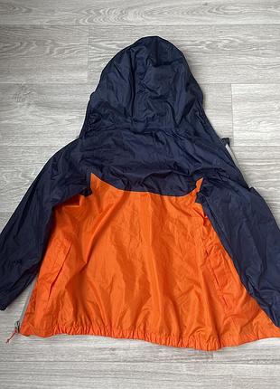 Куртка дощовик quechua синя з помаранчевим 6