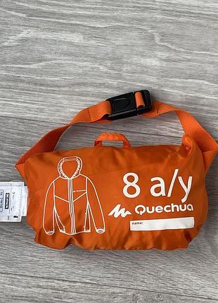 Куртка дощовик quechua синя з помаранчевим 7