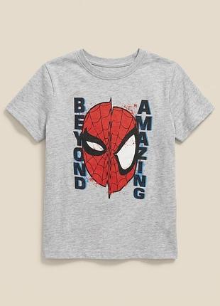 Футболка для хлопчика primark spider-man сіра бавовняна