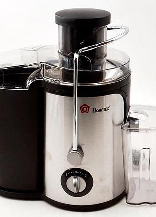 Соковижималка для яблук domotec ms-5220 600 w, професійна соковижималка для томат соку du-29