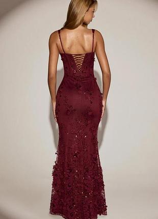 Сукня oh polly vasanta wine red оригінал! 8