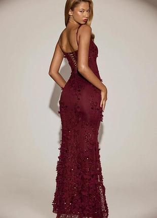 Сукня oh polly vasanta wine red оригінал! 6