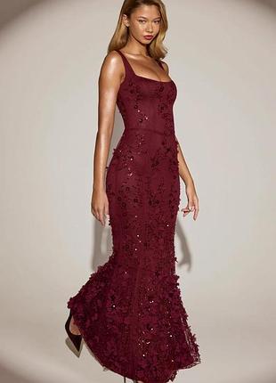 Сукня oh polly vasanta wine red оригінал! 4