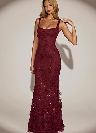 Сукня oh polly vasanta wine red оригінал! 3