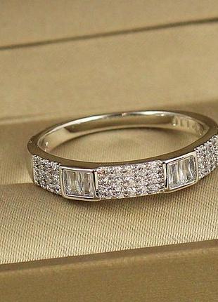 Кільце xuping jewelry глейшер р 18 сріблясте