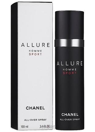 Туалетна вода chanel allure homme sport all-over spray 100 мл для чоловіків