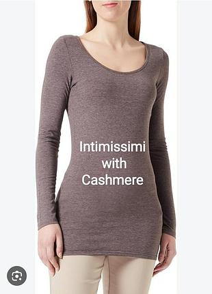 Лонгслів жіночий intimissimi з кашеміром  s/m. мікронюанс ззаду 🔥 розпродаж речей від 25 гривень 🔥