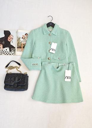 Костюм жакет і спідниця zara