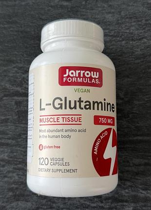 Jarrow formulas l-глутамин 1000 мг , глютамин, l-glutamine, jarrow formulas, 1000 мг, 100 таблеток