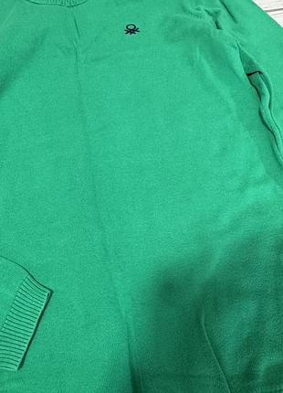Светр для хлопчика benetton зелений 3