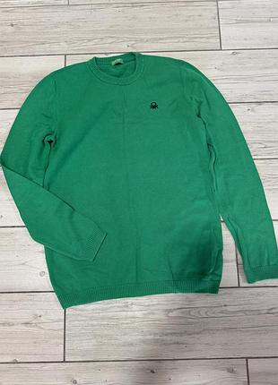 Светр для хлопчика benetton зелений 2