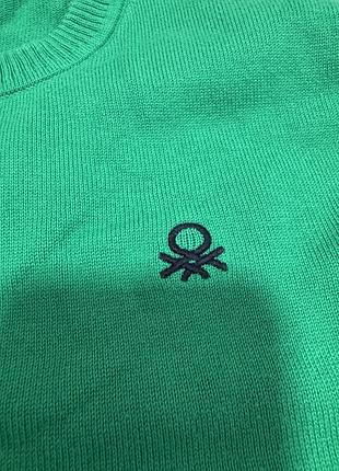 Светр для хлопчика benetton зелений 4