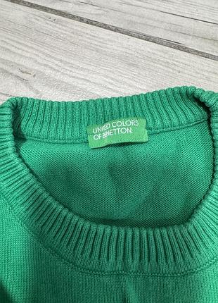 Светр для хлопчика benetton зелений 5