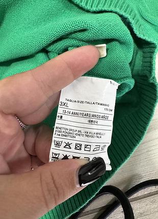 Светр для хлопчика benetton зелений 6