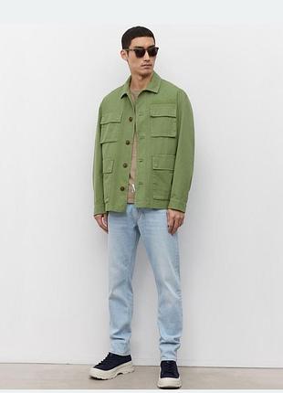 Marc o'polo kуртка мілітарі колір хакі(garment dyed) xxl.