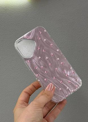 Противоударный чехол с блестками для айфон 17,качественный чехол для iphone 17
