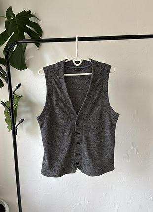 Чоловіча трикотажна жилетка від massimo dutti