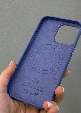 Протиударний шкіряний чохол magsafe для iphone 15 pro max, преміальний шкіряний чохол для айфон 15 pro max 6