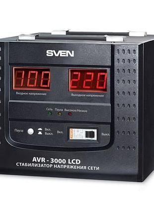 Стабілізатор напруги sven avr-3000 lcd