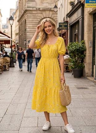 Вискозное миди платье papaya matalan 2