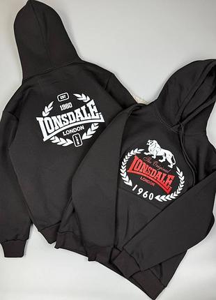 Худі чоловіче lonsdale london heritage graphic collection чорне