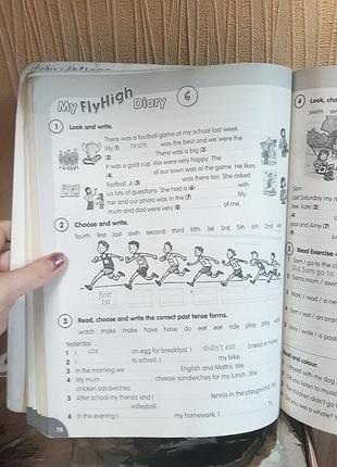 Fly high ukraine 3 activity book, pearson, робочий зошит 2